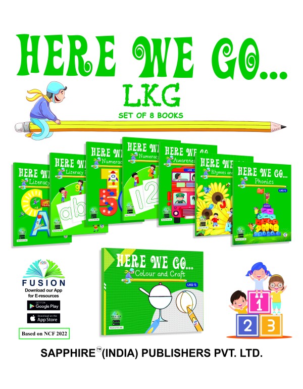HERE WE GO LKG KIT (set of 8 books)