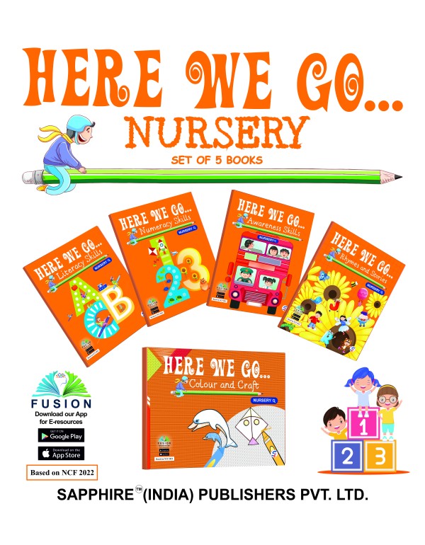HERE WE GO NURSERY KIT (set of 5 books)