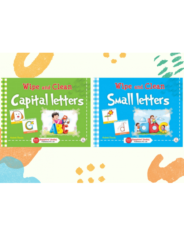 Wipe and Clean - Set of two (Capital letters & Small letters)