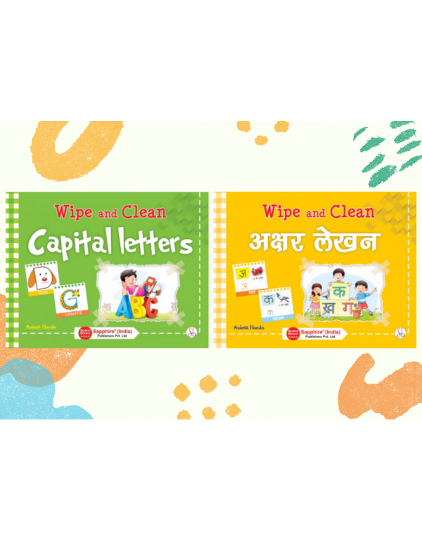 Wipe and Clean - Set of two (Capital letters &...